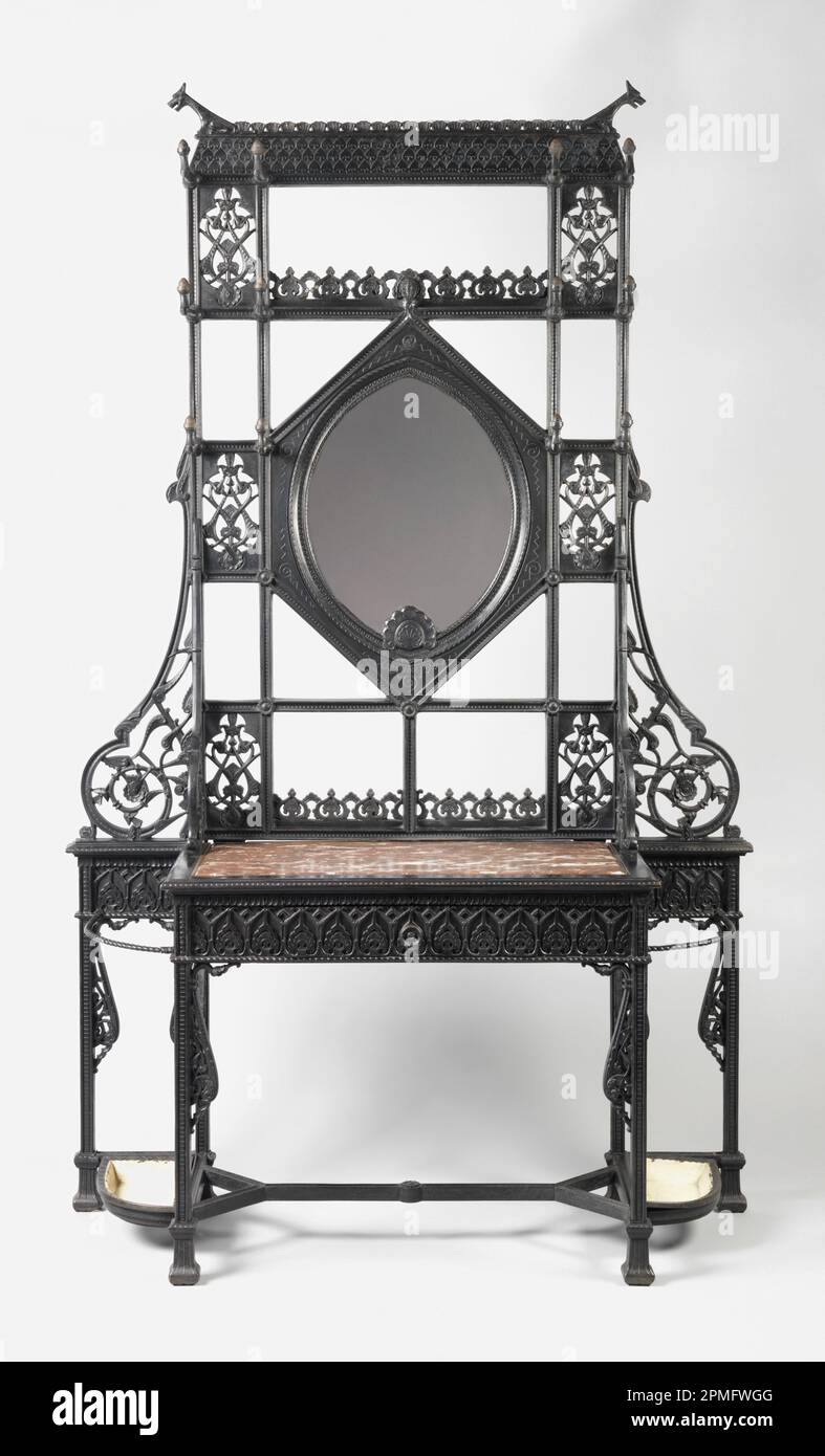 Hall Stand (England); Designed by Christopher Dresser (Scottish, 1834 ...