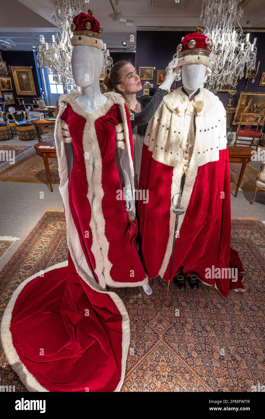 Peeress Robe Coronation robes 2023 hi-res stock photography and images - Alamy