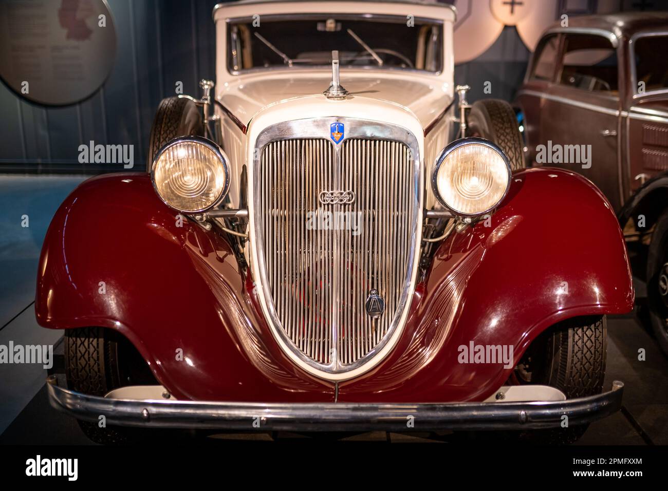 Audi front typ UW 1934 by Auto Union on display in the Riga Motor Museum.  Riga, Latvia - March 12, 2023 Stock Photo - Alamy