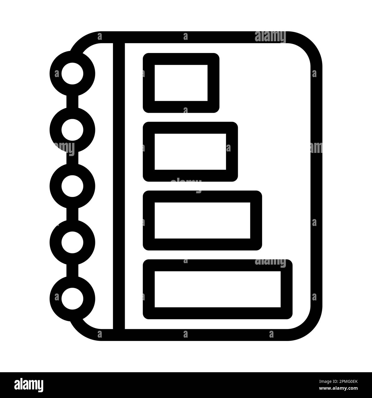 Priority Vector Thick Line Icon For Personal And Commercial Use Stock ...