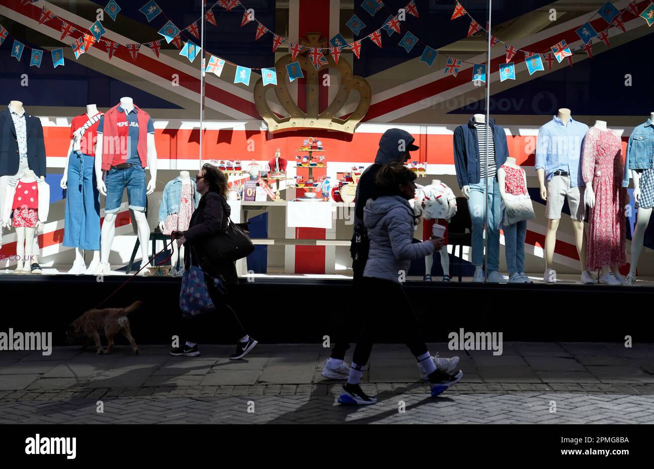 The window display of the daniel department store in windsor hires