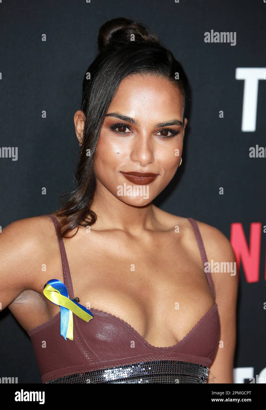 Saffron Hocking attends the Top Boy 2 World Premiere at hackney picture house in London Stock