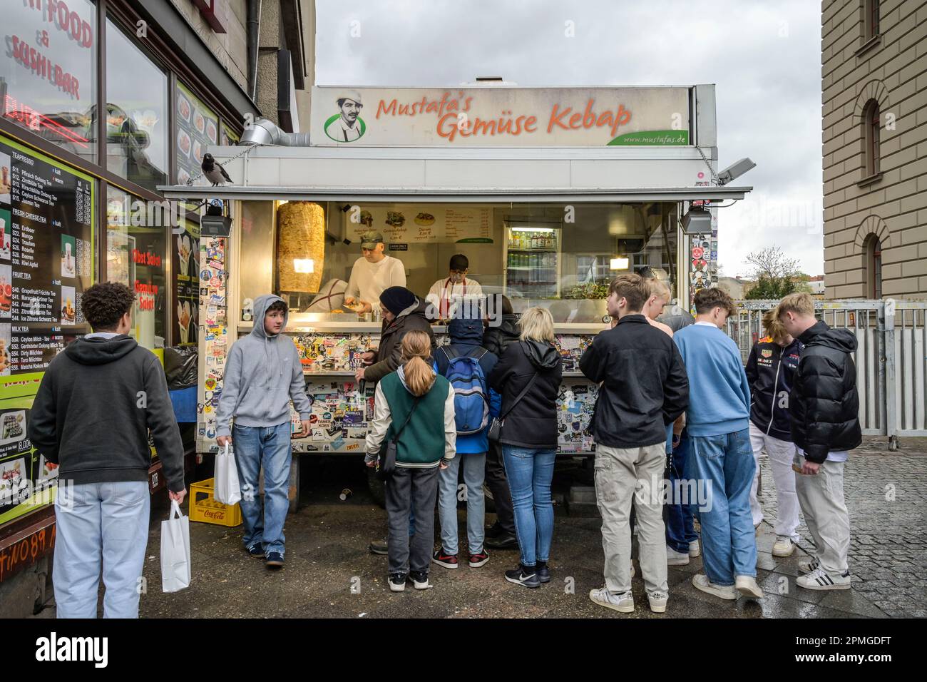 Mustafas Gemüse Kebap, Mehringdamm, Kreuzberg, Berlin, Deutschland