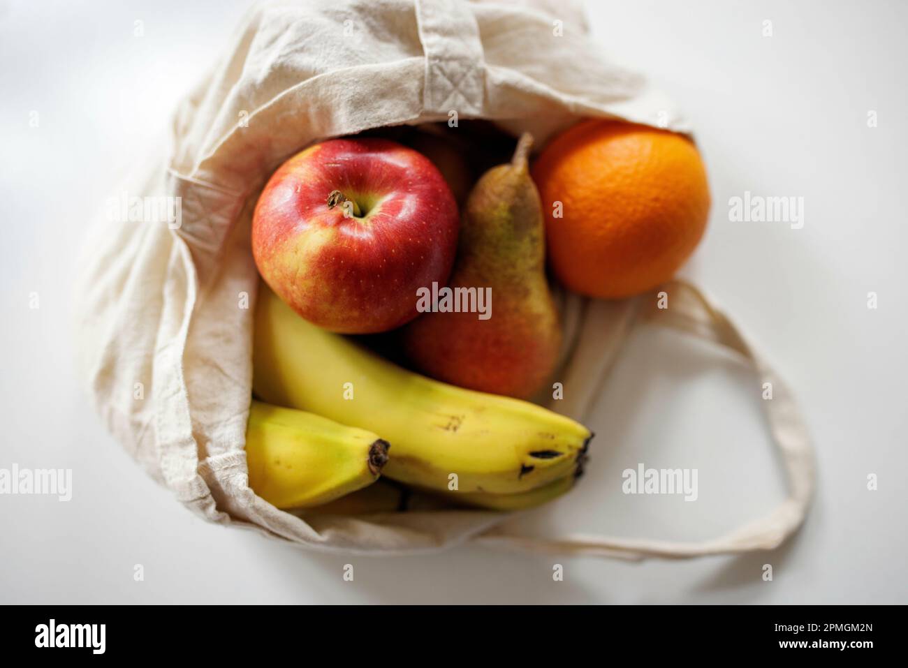 Symbolic image on the subject of nutrition and unpackaged food. A