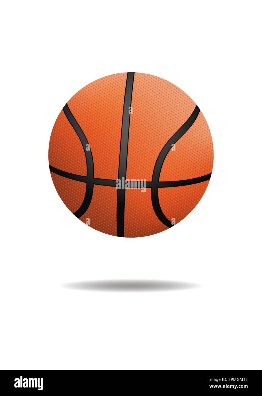Realistic basketball vector isolated on white background Stock Vector Image & Art Alamy