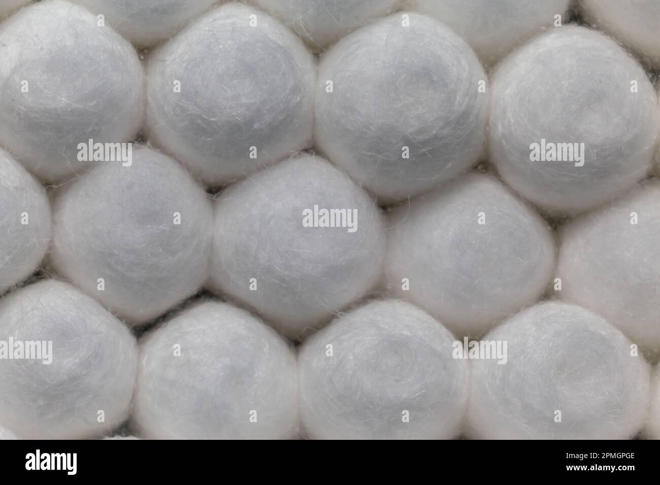 White cotton-tipped swabs. Ear sticks extreme close up texture Stock Photo