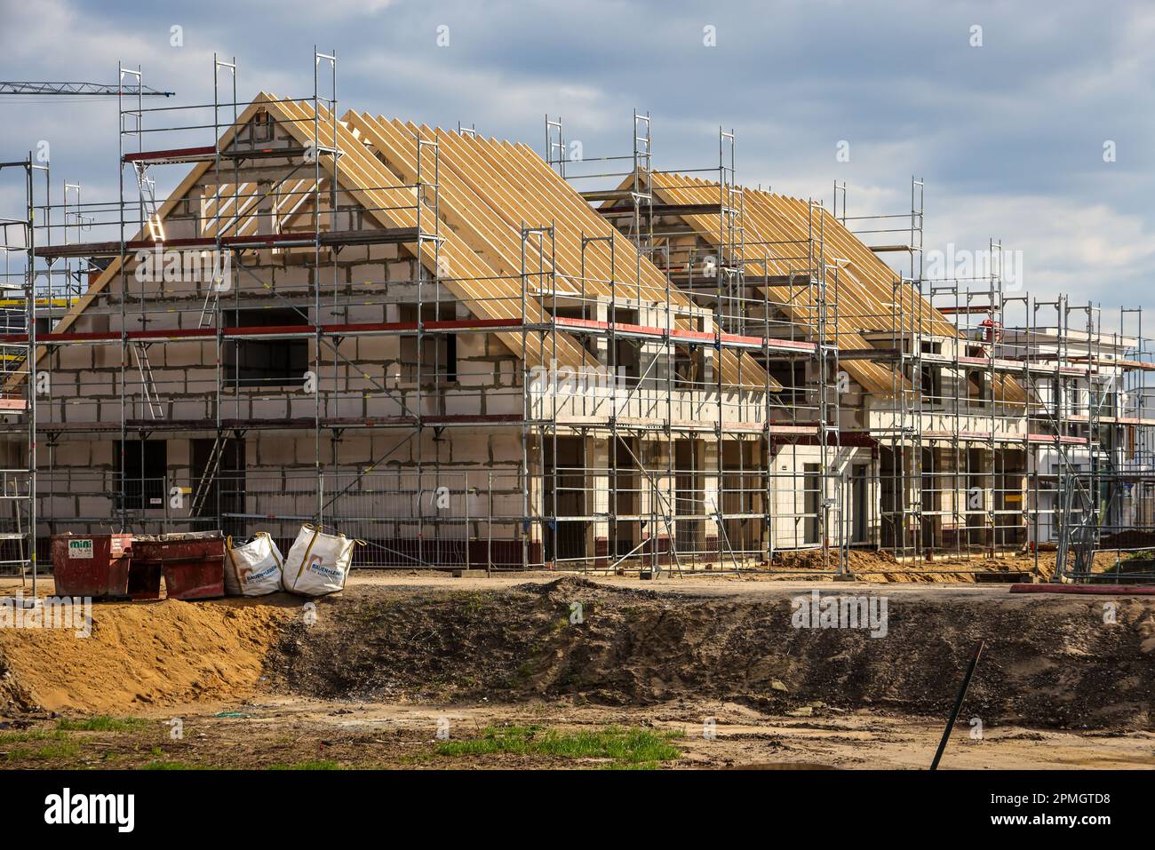 Duisburg, North RhineWestphalia, Germany Housing development in new