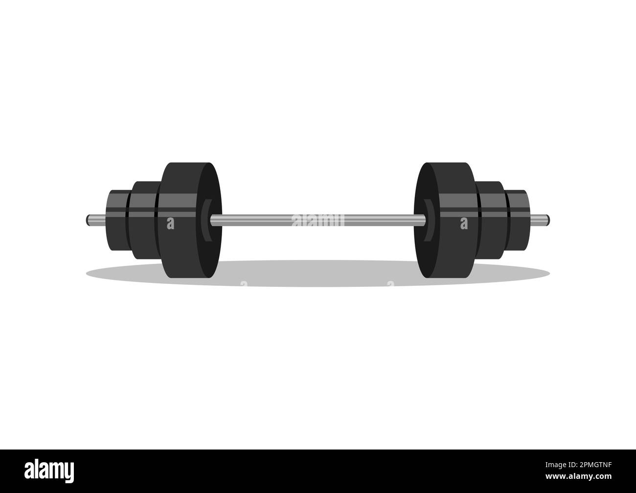 Weights Clipart Vector Flat Design Isolated On White Background Stock