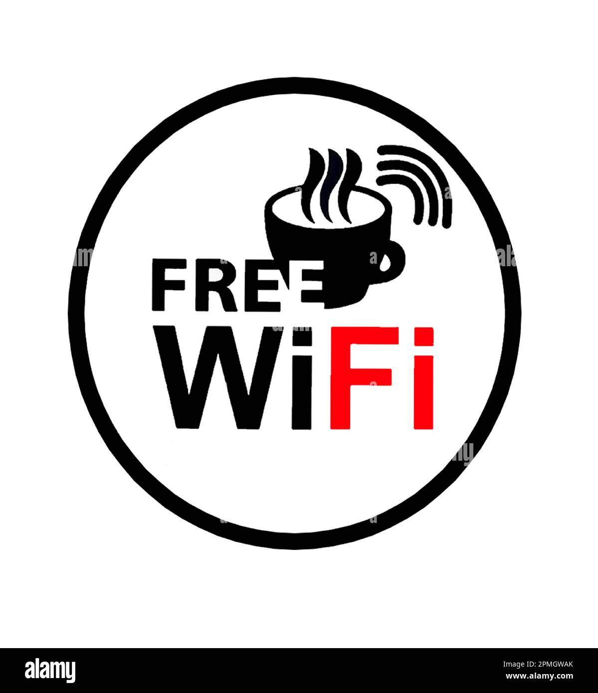 Free WiFi Wi-Fi Wireless Fidelity Stock Vector
