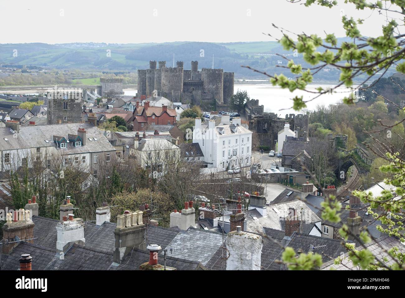 Conwy Castle, Wales Stock Photo