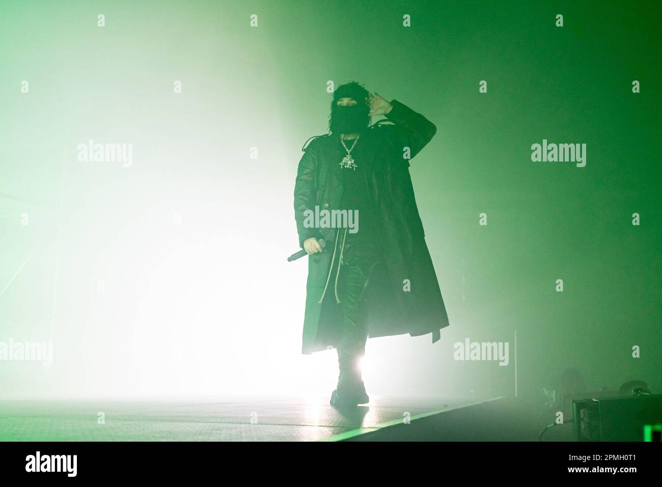 Rapper Yeat performing at PNE Forum in Vancouver, BC, Canada on April