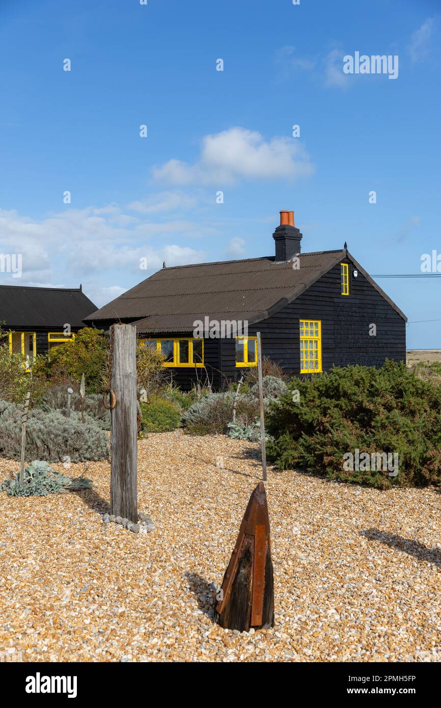 Prospect Cottage in Dungeness, England. Prospect Cottage is the former