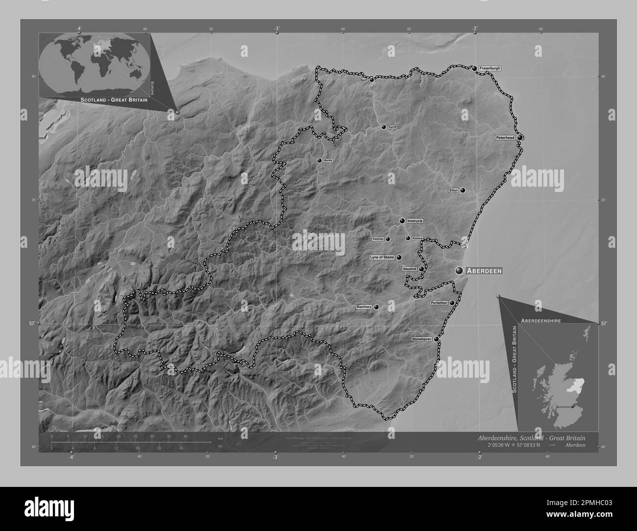 Huntly aberdeenshire Black and White Stock Photos & Images Alamy