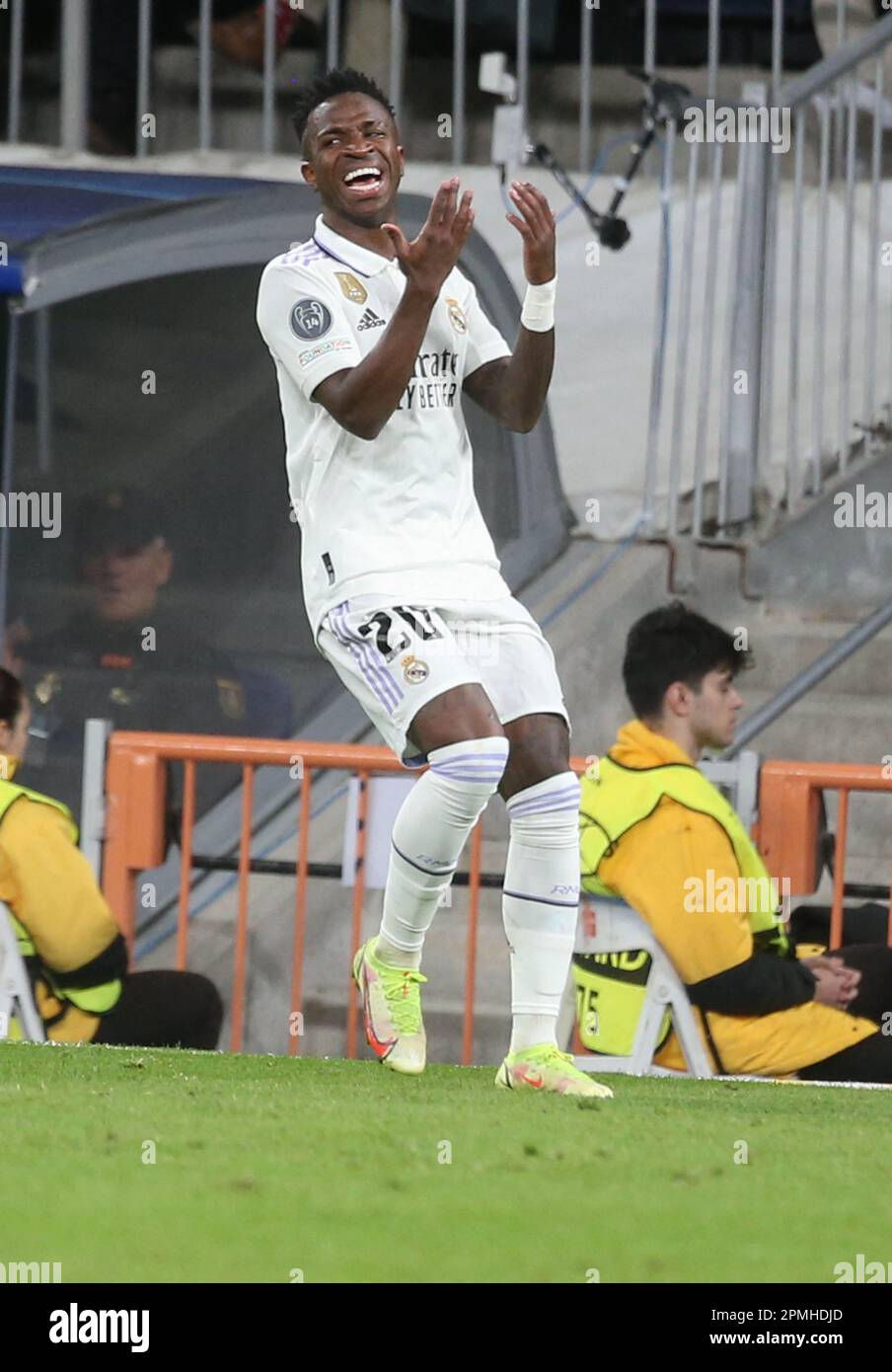 Madrid Spain 12th Apr 2023 Vin cius J nior Of Real Madrid During 