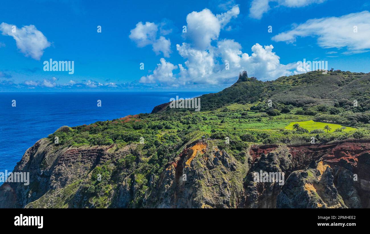 Pitcairn island, British Overseas Territory, South Pacific, Pacific Stock Photo