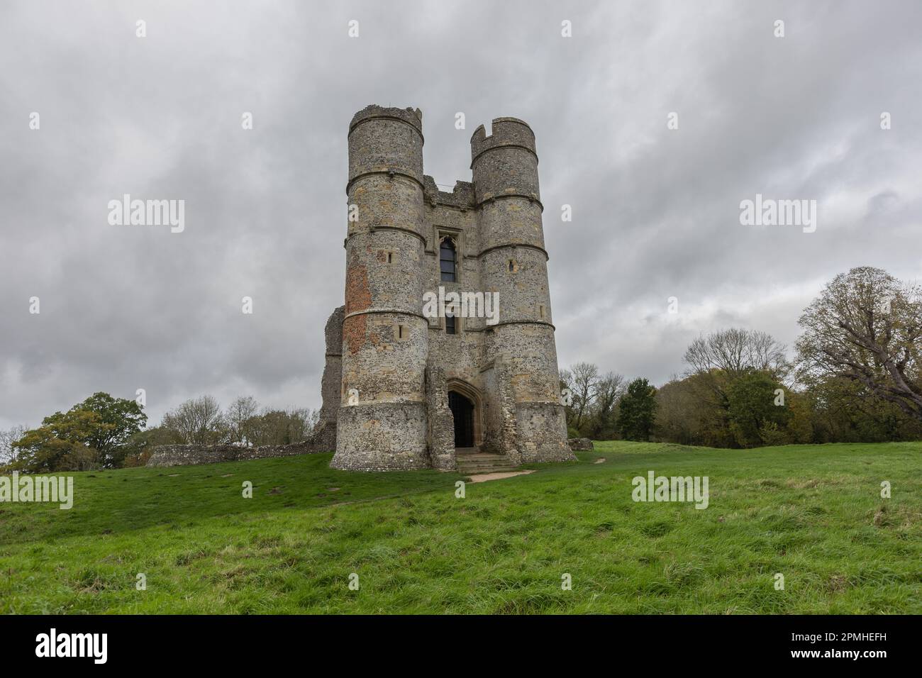 Donnington Castle on the 11th November 2022 in Donnington in England. Donnington Castle is 14th Century ruined medieval castle near Newbury. SMP News Stock Photo