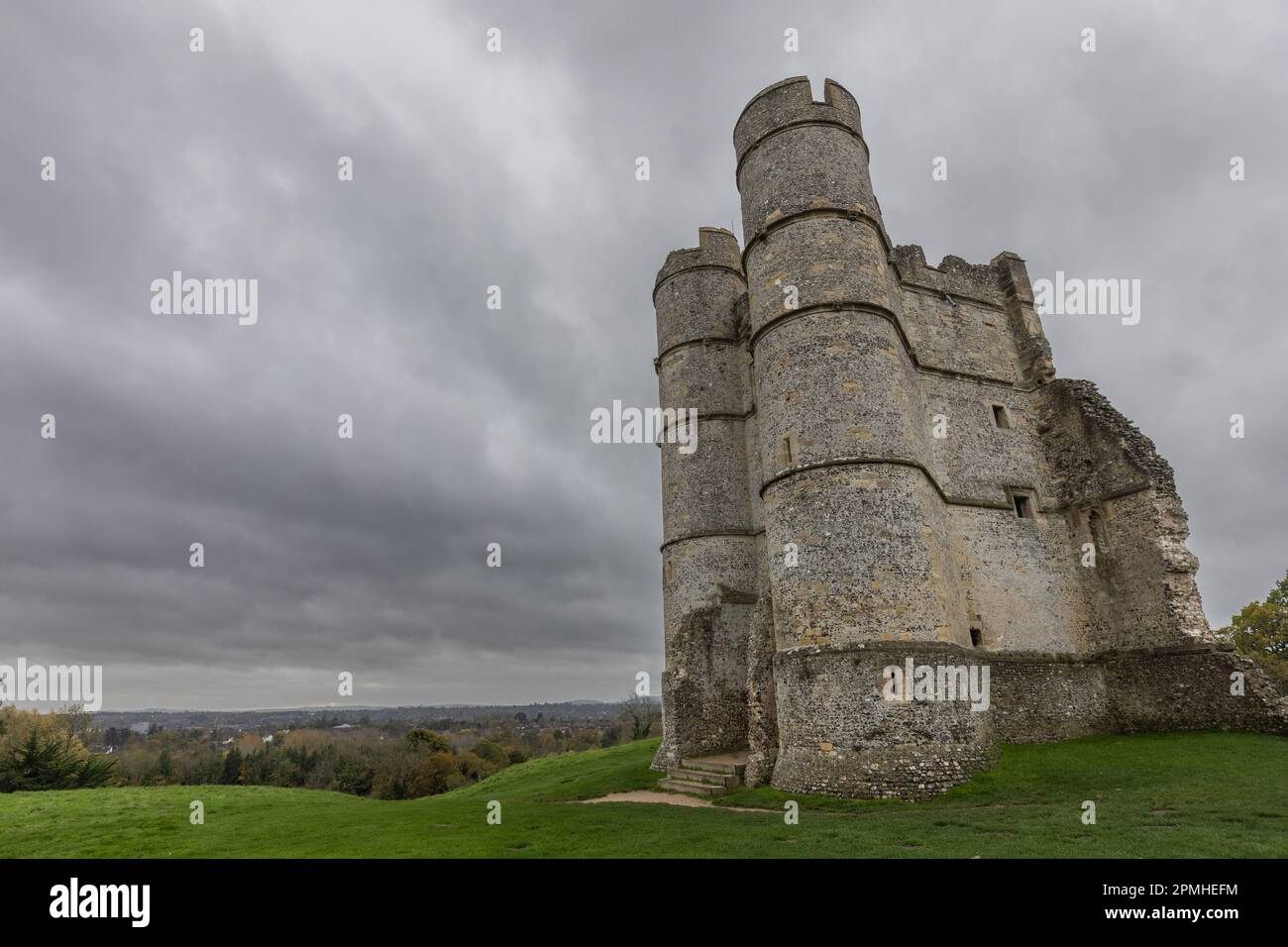 Donnington Castle on the 11th November 2022 in Donnington in England. Donnington Castle is 14th Century ruined medieval castle near Newbury. SMP News Stock Photo