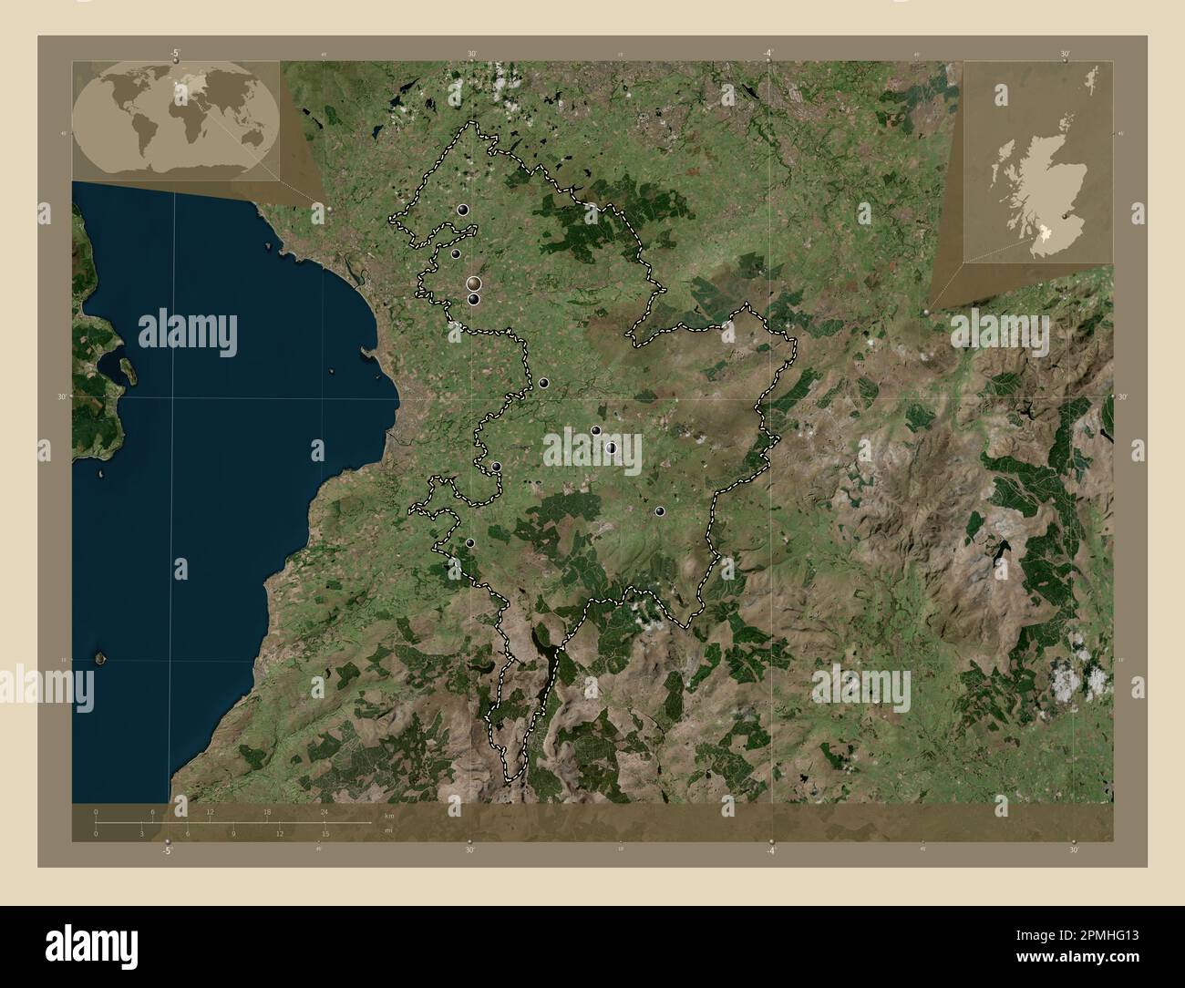 East Ayrshire, region of Scotland Great Britain. High resolution