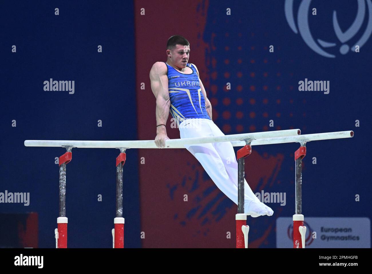 Antalya, Turkey. 13th Apr, 2023. KOVTUN Illia (UKR) parallel bars ...