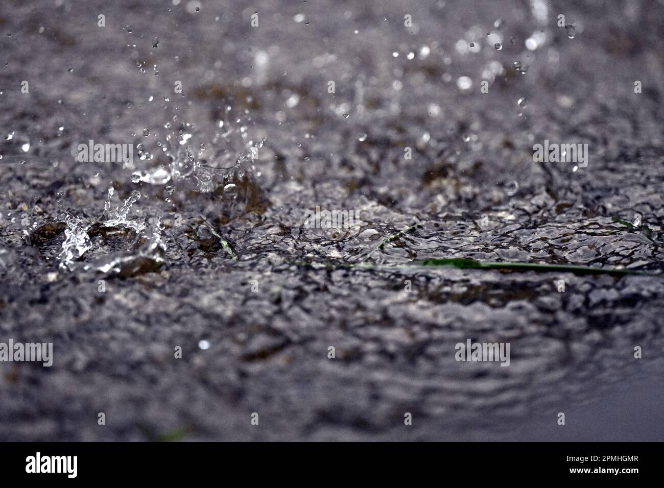 Cayenne, France. 13th Apr, 2023. Illustration shows rain during a royal