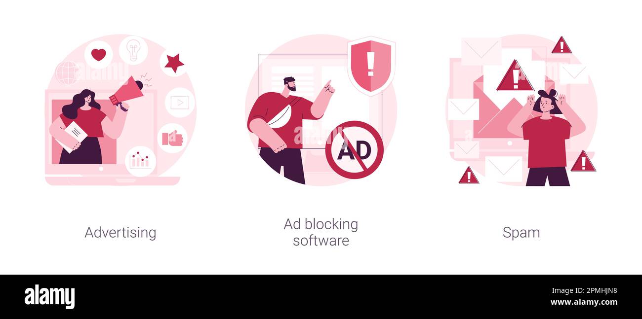 promotion campaign abstract concept vector illustration set