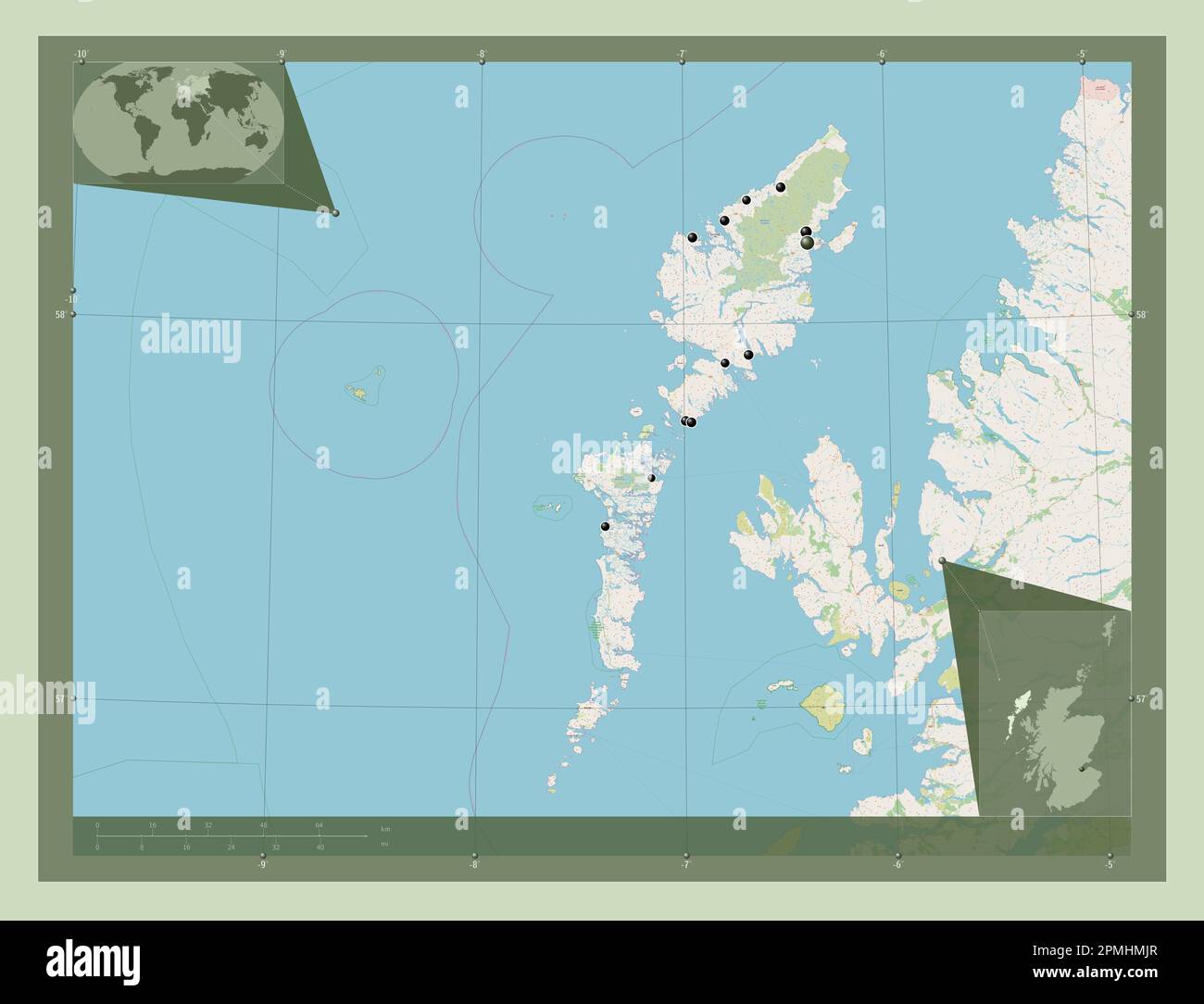 Stornoway map hires stock photography and images Alamy