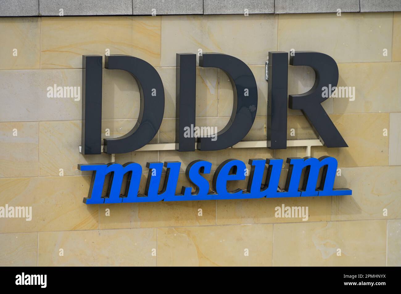 DDR Museum, Vera Britain Ufer, Karl-Liebknecht-Straße, Mitte, Berlin, Deutschland Stock Photo