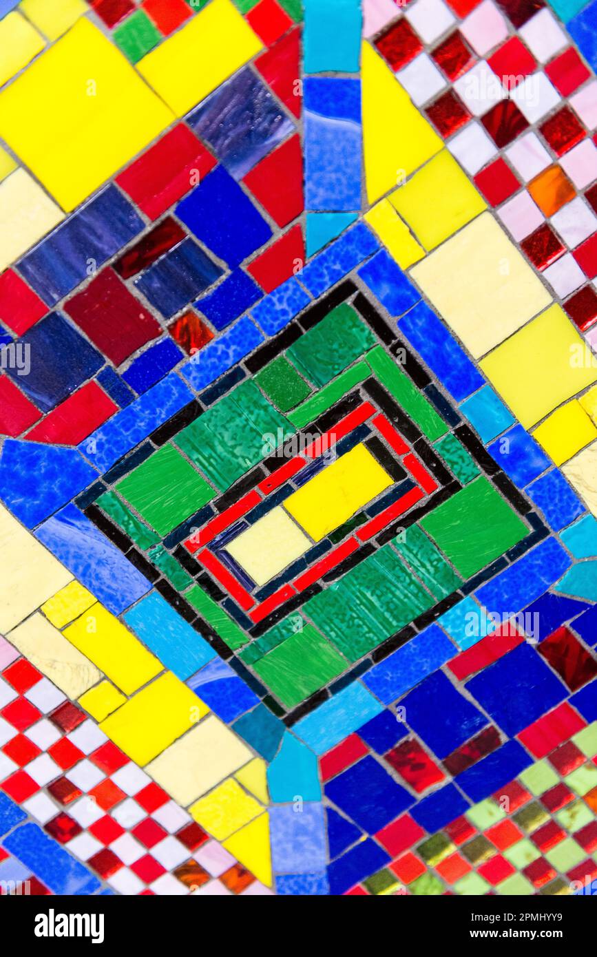 Eduardo Paolozzi tiles Tottenham Court Road Station Stock Photo Alamy