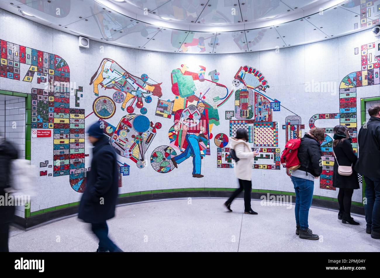 Paolozzi tiles tottenham court road hires stock photography and images