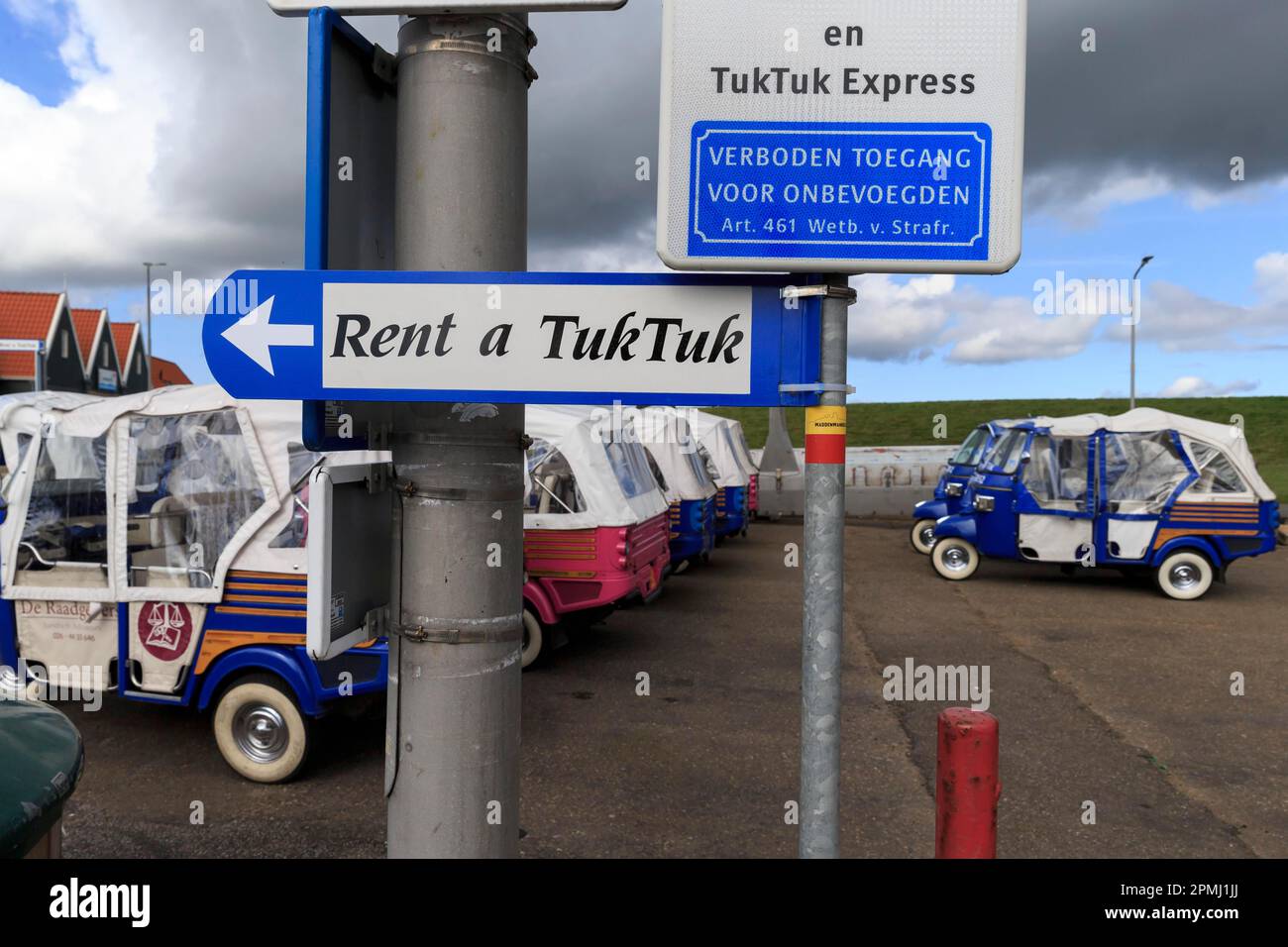 Rent a Tuk Tuk, Tricycle, Texel Island, Holland, Netherlands, North