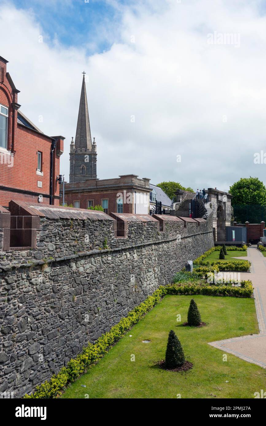 City Wall, Derry, Londonderry, Northern Ireland, United Kingdom Stock Photo