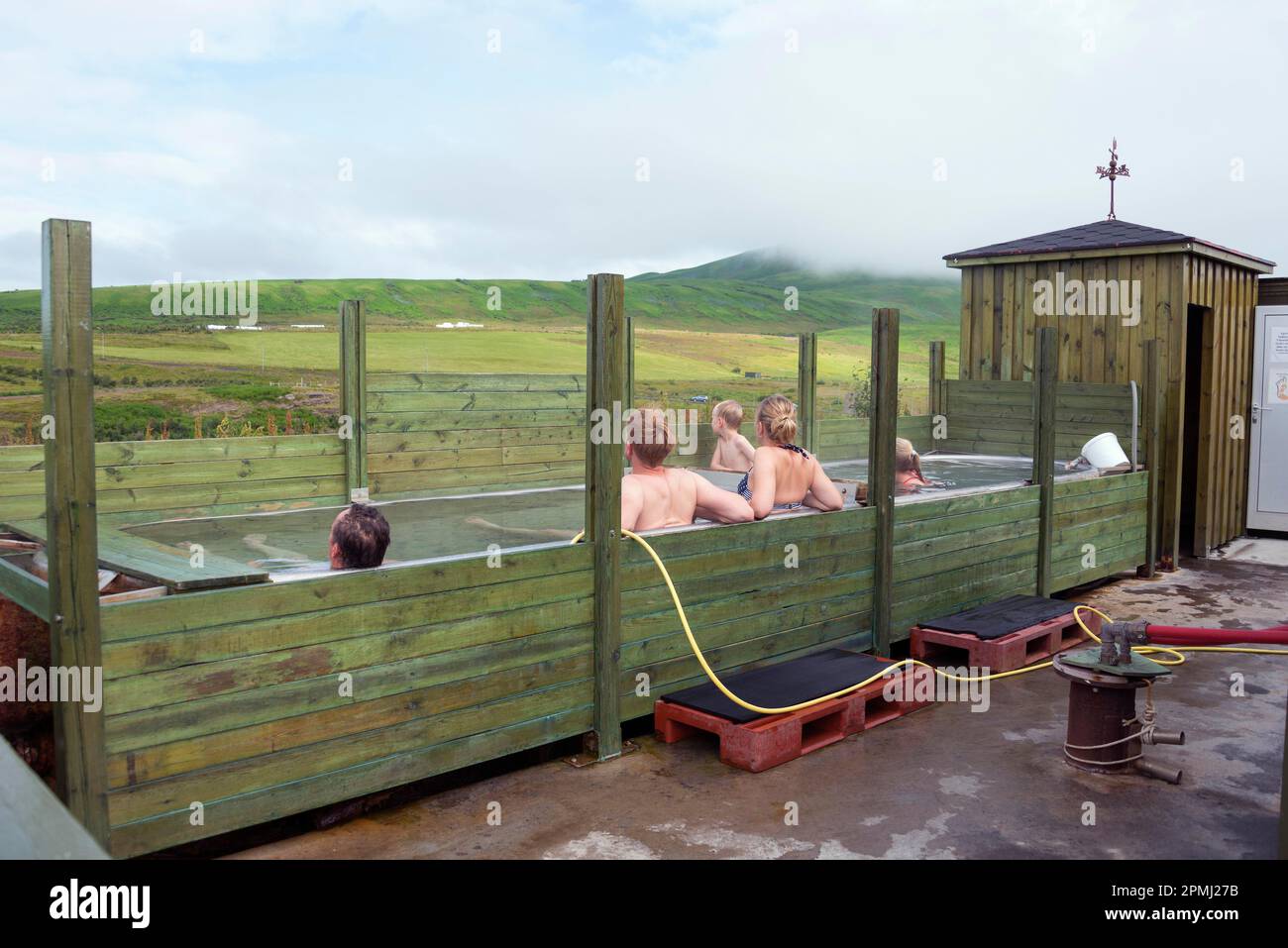 Hot Pot, Husavik, Iceland Stock Photo Alamy