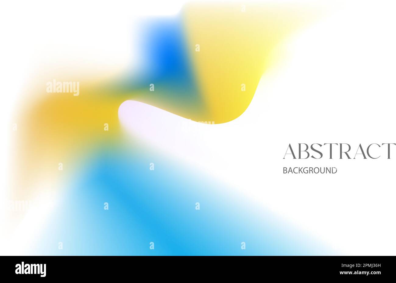Abstract background template design light blue and yellow gradient ...