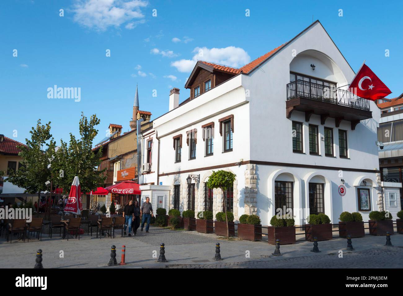 Turkish Consulate, Balkans, Prizren, Republic of Kosovo Stock Photo - Alamy