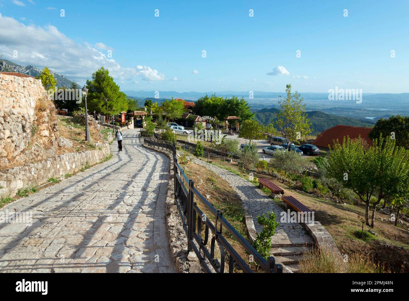 Castle, Kruje, Albania Stock Photo