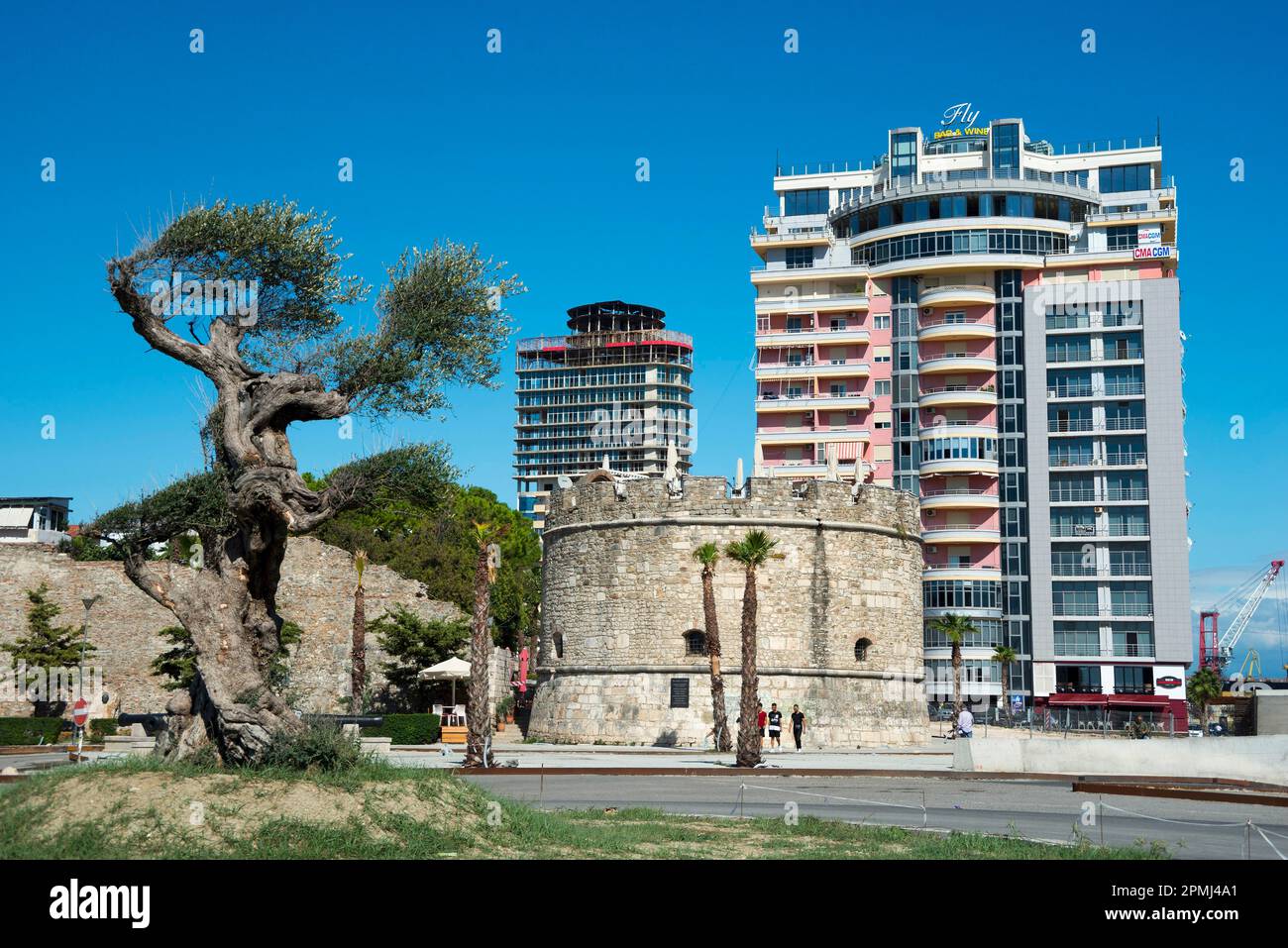 Venetian fortification, Durres, Albania, Durresi Stock Photo