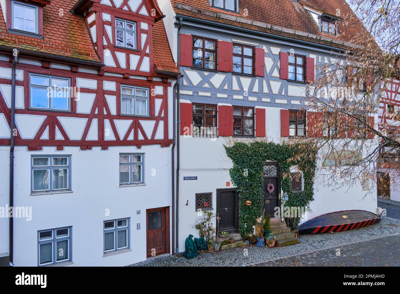 Ulm, Baden-Württemberg, Germany, Europe, the so-called Schönes Haus (Beautiful House), a listed building in Fischergasse no. 40. Stock Photo