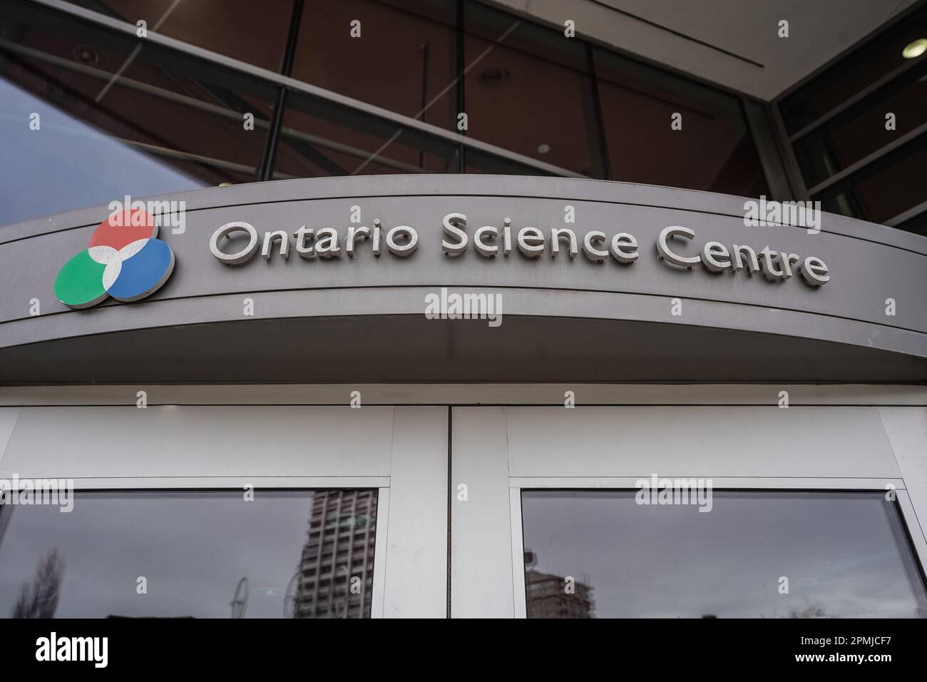 Ontario science centre exterior, Toronto, Ontario, Canada Stock Photo