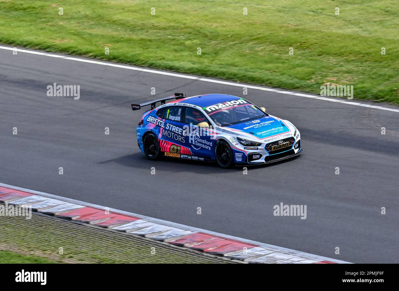 Brands Hatch Circuit, Longfield, Kent, UK on 12 April 2023. Tom Ingram
