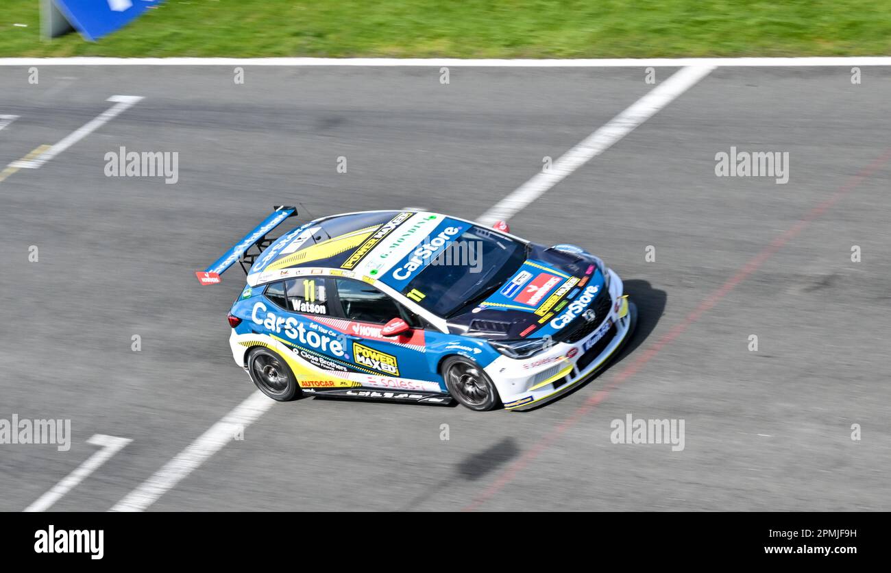 Brands Hatch Circuit, Longfield, Kent, UK on 12 April 2023. Andrew