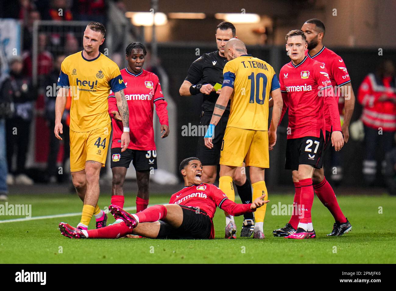 Leverkusen, Germany. 13th Apr, 2023. LEVERKUSEN, GERMANY APRIL 13