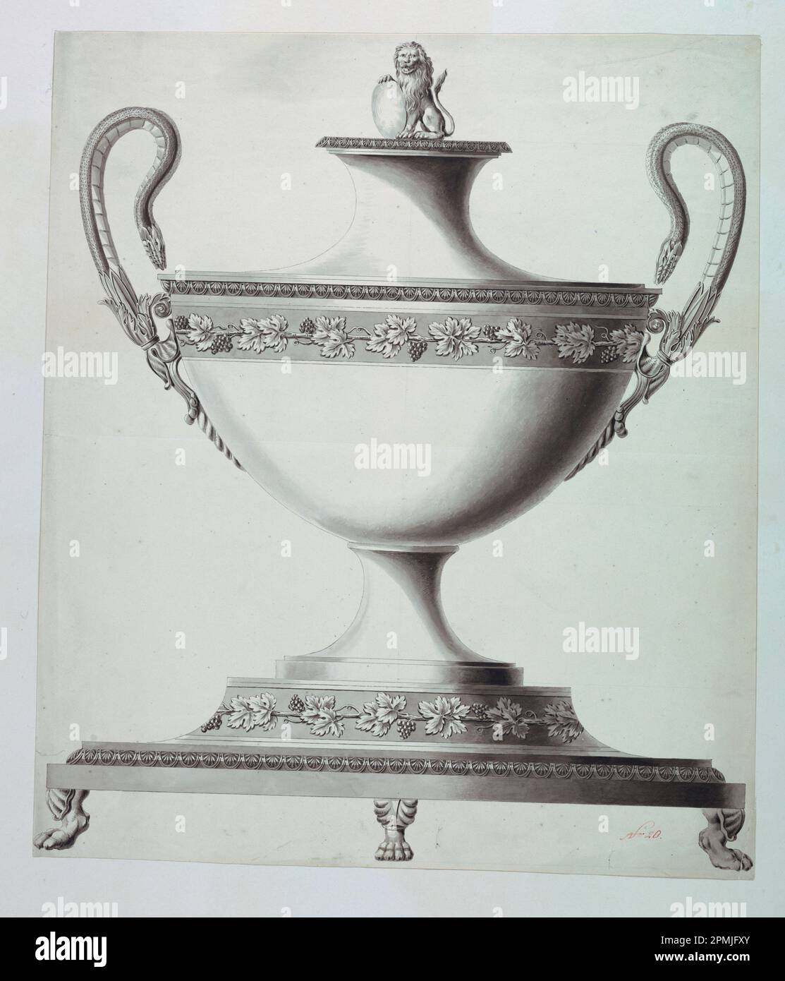Drawing, Design for a Tureen; Designed by Joseph Anton Seethaler II