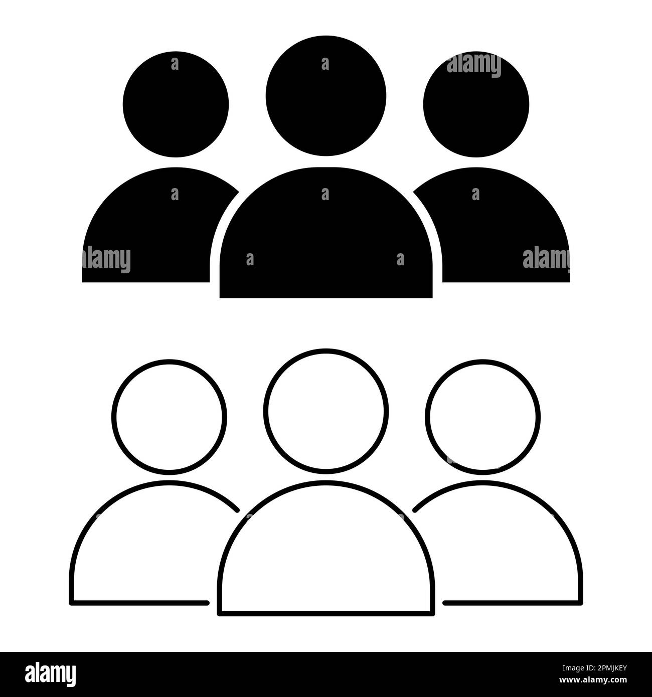 People icons. Design can use for web and mobile app. Vector