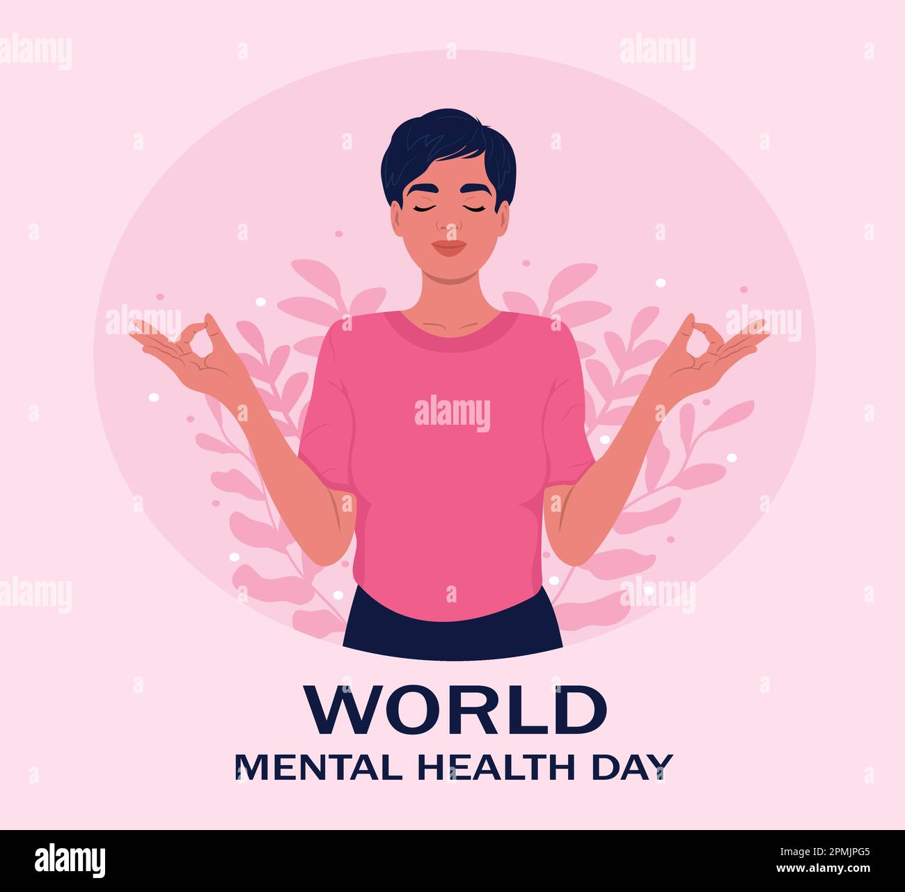 World mental health day illustration Stock Vector Image & Art - Alamy