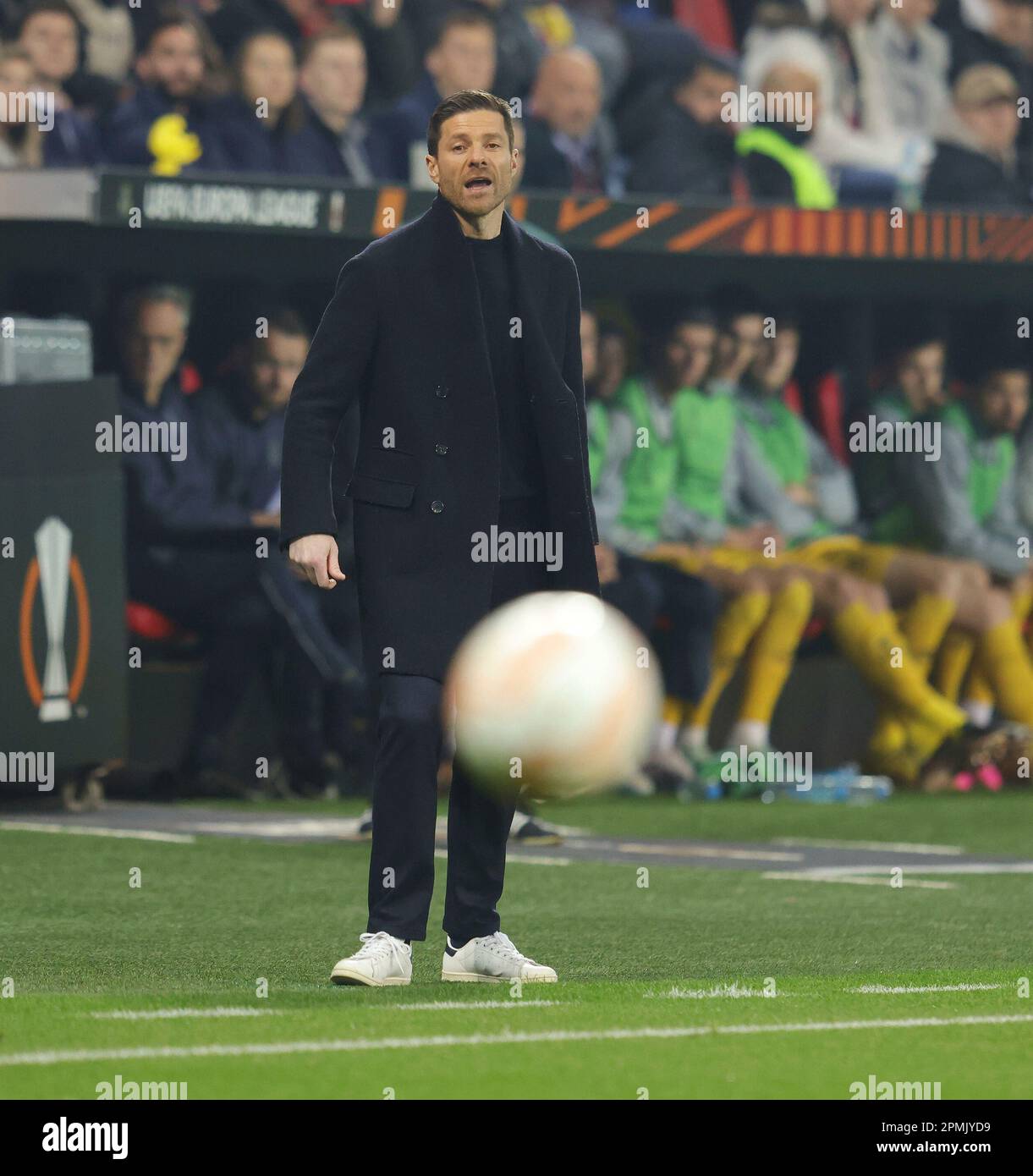 Leverkusen, Deutschland. 13th Apr, 2023. firo 04/13/2023, football