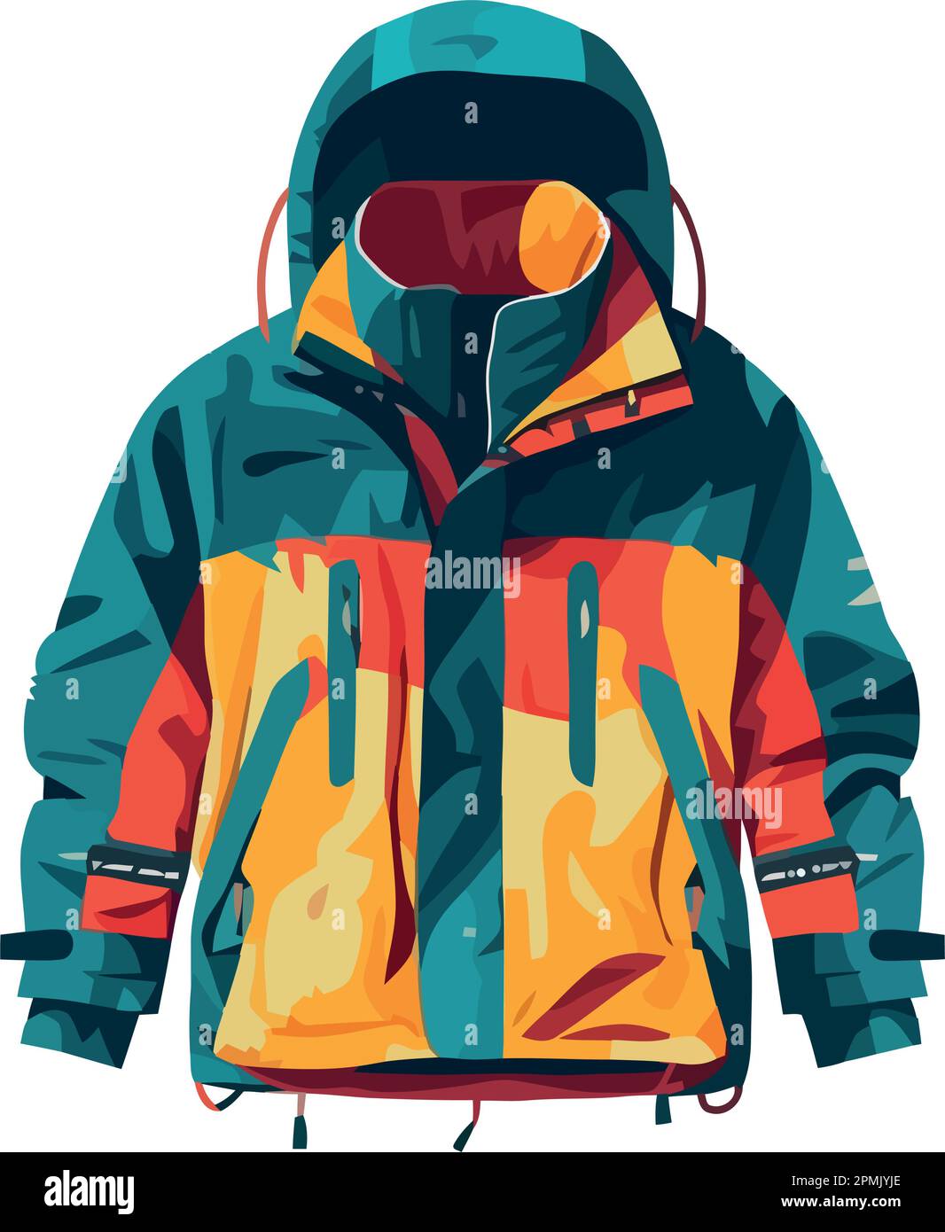 yellow jacket on snow equipment Stock Vector Image & Art Alamy