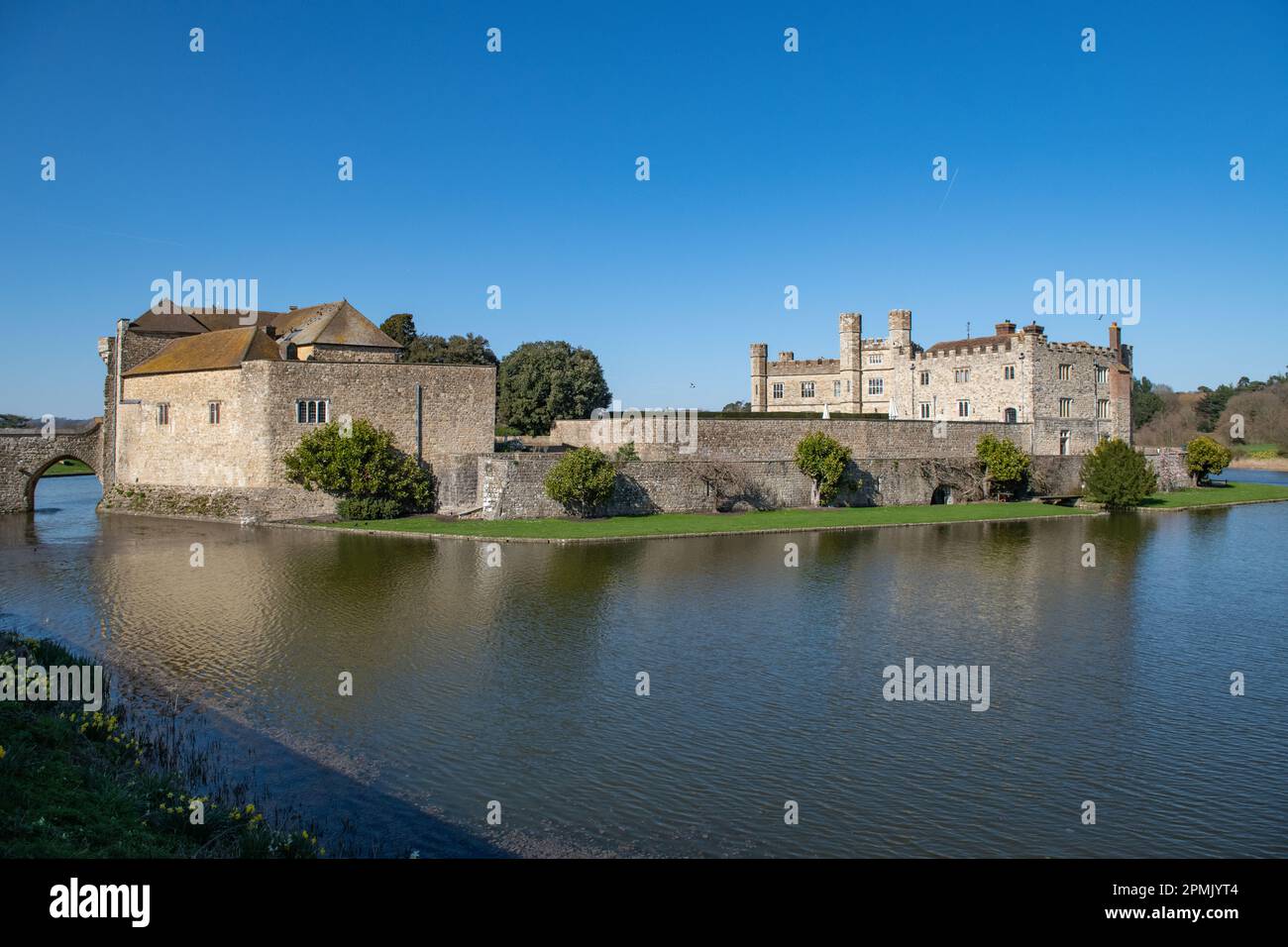 Leeds Castle, Kent, UK Stock Photo Alamy