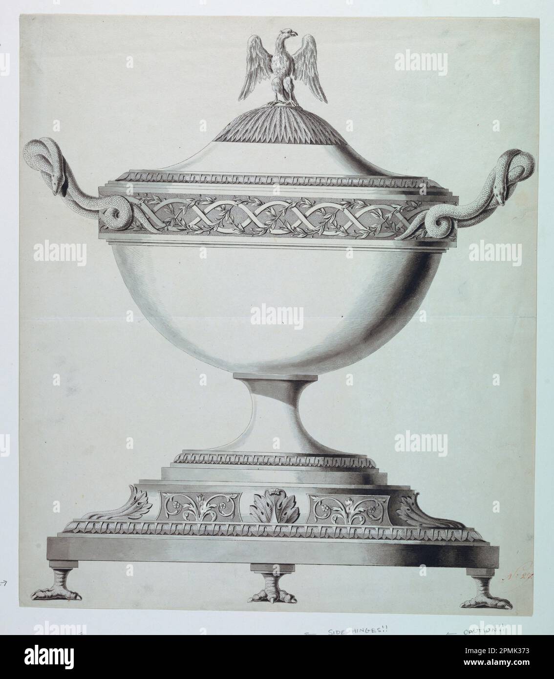 Drawing, Design for a Tureen; Designed by Joseph Anton Seethaler II