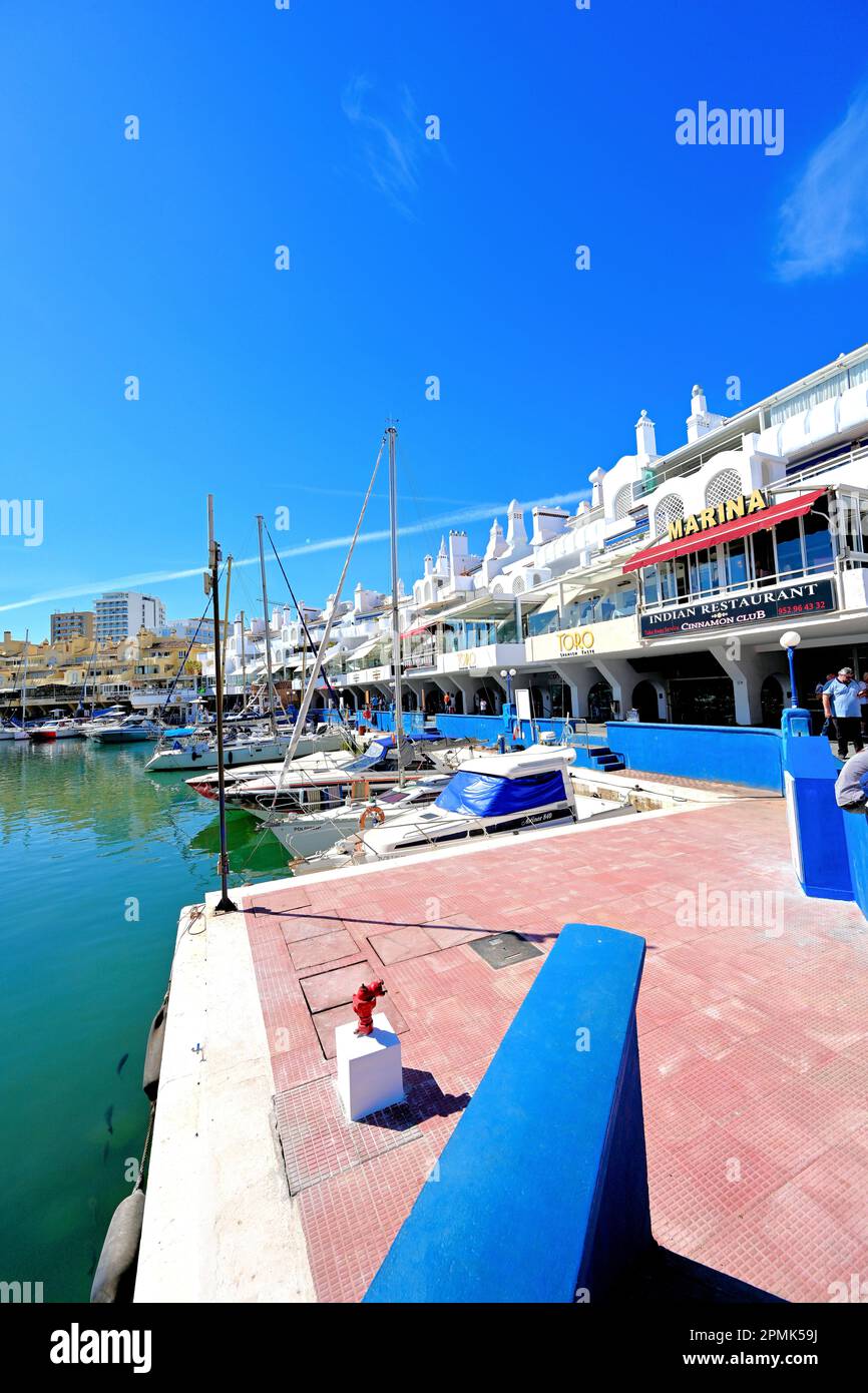 Malaga Benalmadena Yacht Marina spectacular white entrance buildings