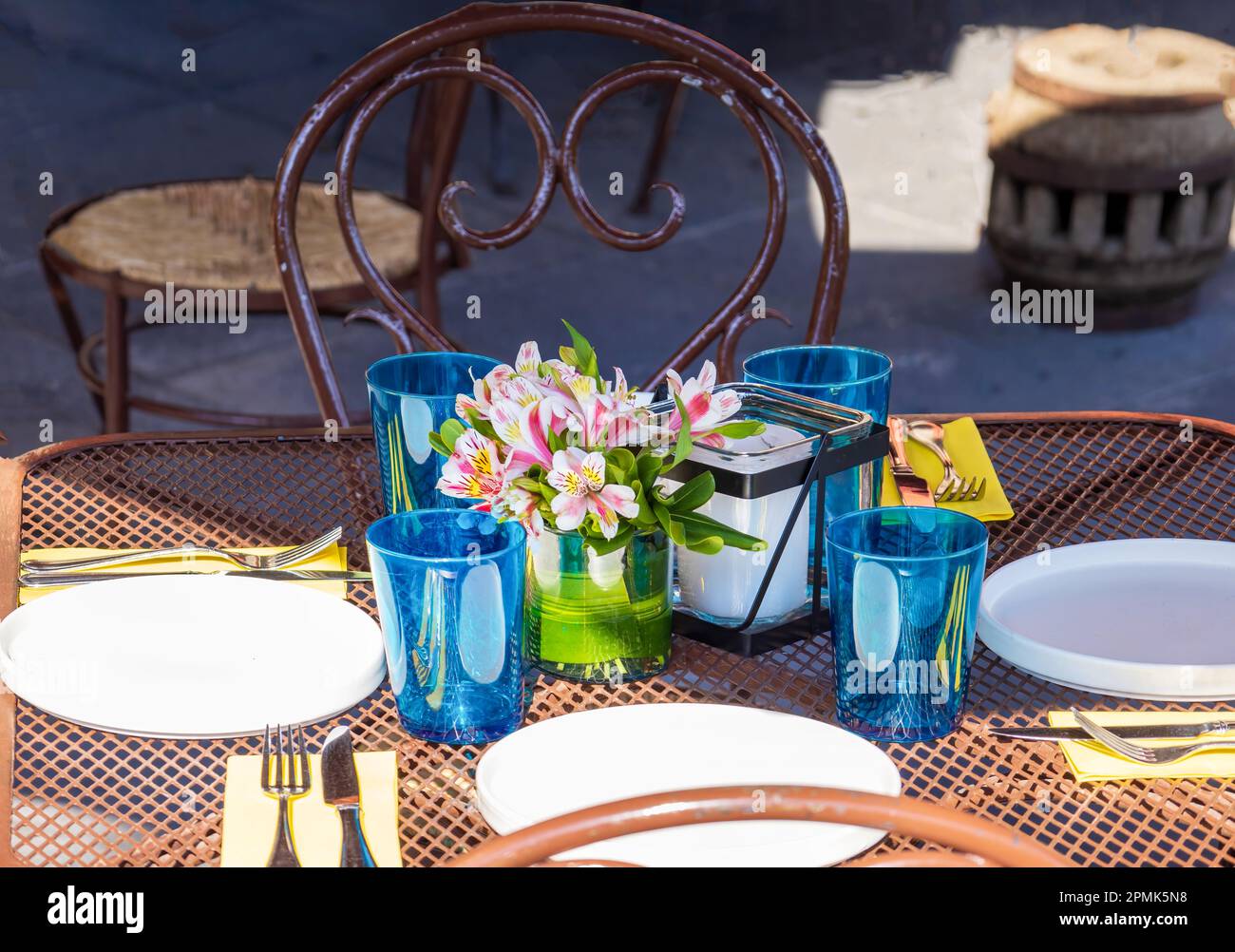 Mexico Zocalo Old City cafes and restaurants in historic city center